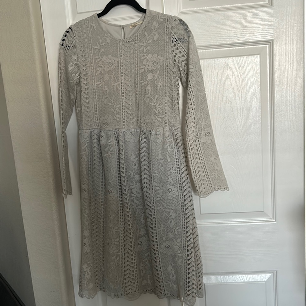 Cute floral lace detailed dress